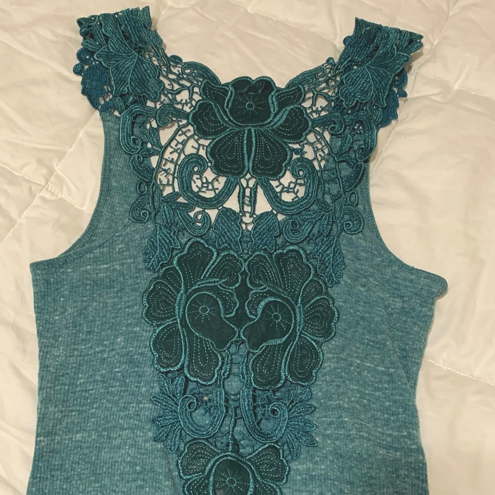 Free People Lace Tank Top